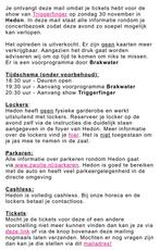 Triggerfinger in Zwolle, Tickets en Kaartjes, Evenementen en Festivals, Twee personen