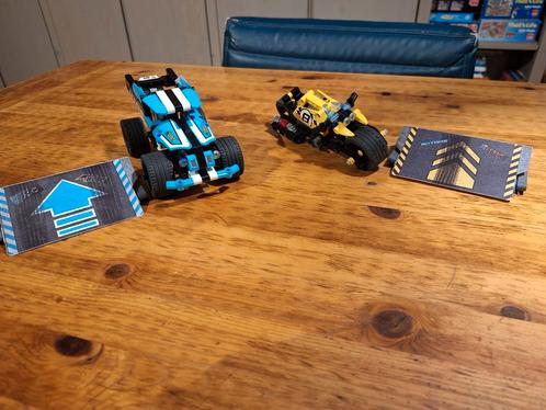 Lego technic stunt motor (42058) en stunt truck (42059)., Kinderen en Baby's, Speelgoed | Duplo en Lego, Zo goed als nieuw, Lego