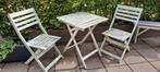 Bistro set heeft een likje verf nodig, Ophalen, Gebruikt, Hout, 2 zitplaatsen