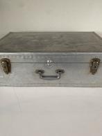 Antieke aluminium reiskoffer te koop, Huis en Inrichting, Ophalen, Overige materialen, Minder dan 50 cm, Gebruikt