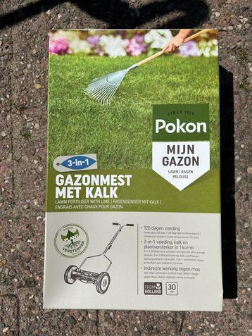 Pokon Gazonmest met Kalk 3-in-1 beschikbaar voor biedingen