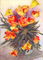 aquarel, Antiek en Kunst, Ophalen of Verzenden