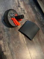 Ab roller met kniematje + handgrijper, Ophalen of Verzenden, Zo goed als nieuw