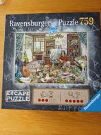 Te koop escape puzzel van Ravensburger van 759 stukjes., Ophalen, 500 t/m 1500 stukjes, Zo goed als nieuw, Legpuzzel