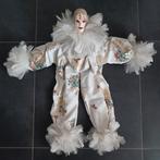 Porseleinen Harlekijn pop 70cm hoog., Verzamelen, Poppen, Ophalen of Verzenden, Zo goed als nieuw, Pop