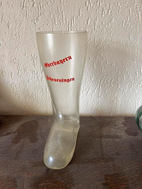 Retro bierlaars glas – Oberbayern Scheveningen souvenir, Verzamelen, Biermerken, Gebruikt, Glas of Glazen, Overige merken, Ophalen of Verzenden