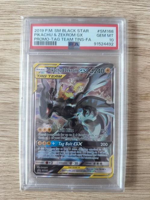 Pikachu & Zekrom GX #SM168, Hobby en Vrije tijd, Verzamelkaartspellen | Pokémon, Nieuw, Losse kaart, Ophalen of Verzenden