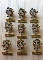 9 stuks Fuji Film voetbal pins, Verzamelen, Speldjes, Pins en Buttons, Ophalen of Verzenden, Zo goed als nieuw, Sport