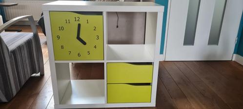 Ikea kast kinderkamer - wit met limegroen, Kinderen en Baby's, Kinderkamer | Commodes en Kasten, Gebruikt, Kast, Minder dan 90 cm