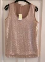 Et Cetera nude roze pailletten top nieuw mt 8 / M-L nr 2, ., Maat 42/44 (L), Et Cetera, Nieuw