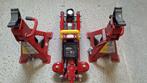 Autokrik hydrolisch 2 ton + 2 steunen, Auto diversen, Autogereedschap, Ophalen of Verzenden