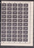 Nederland NVPH nrs. 397-401 Postfris in compleet vel van 100, Verzenden, Na 1940, Postfris