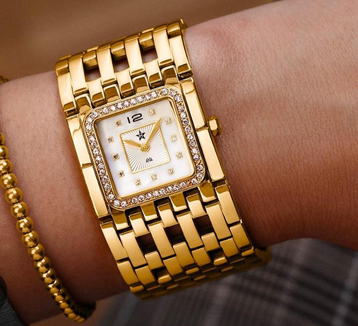 Mr O by AVA Queen by gold new, Sieraden, Tassen en Uiterlijk, Horloges | Dames, Nieuw, Overige merken, Ophalen of Verzenden