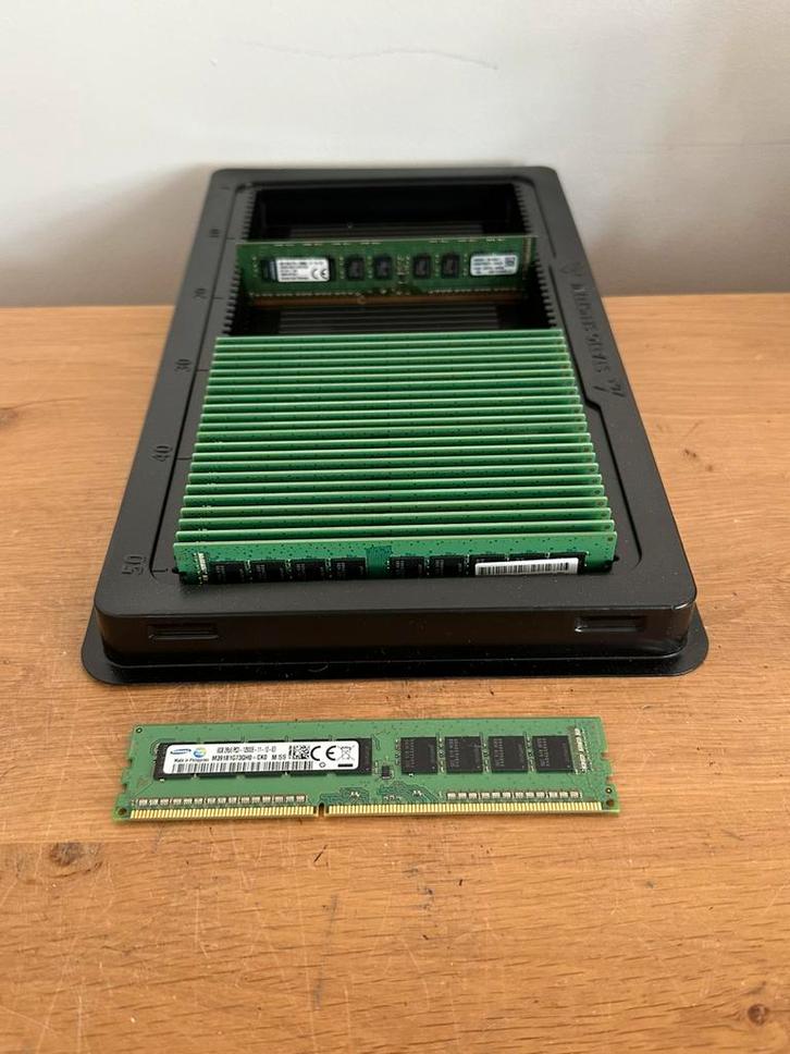 Samsung 8GB 2Rx8 PC3-12800S-11-12-E3 Desktop geheugen, Computers en Software, RAM geheugen, Zo goed als nieuw, Desktop, 8 GB, DDR3