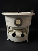 2-Pits Wit / Creme Haller Petroleumstel, Antiek en Kunst, Antiek | Emaille, Ophalen of Verzenden