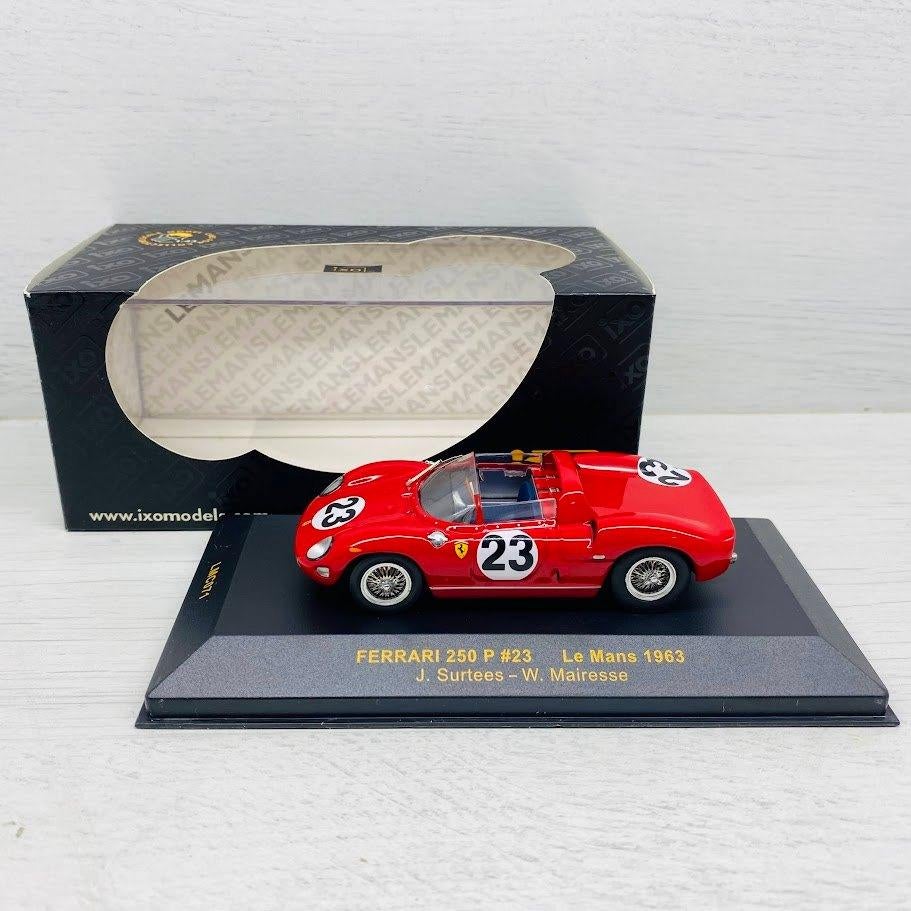 Ixo 1:43 | Ferrari 250 P Le Mans 1963 #23 Surtees/Mairesse, Ophalen of Verzenden, Zo goed als nieuw, Auto, Overige merken