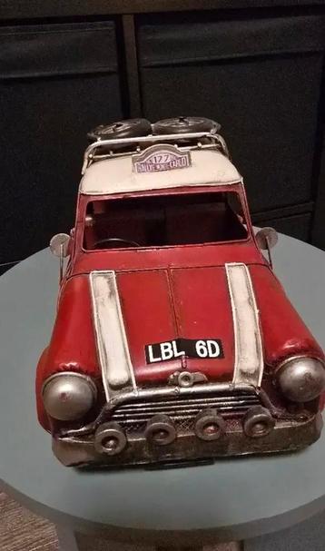 Vintage Mini Cooper Modelauto beschikbaar voor biedingen
