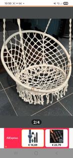 Hangstoelen 2 stuks in nieuwstaat, Ophalen of Verzenden, Zo goed als nieuw, Binnen