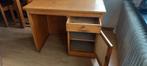 Bureau, massief beukenhout, 1950 retro school,  lessenaar, Ophalen, Gebruikt, Bureau
