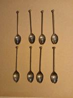 Set van 8 vintage verzilverde theelepels, Ophalen of Verzenden