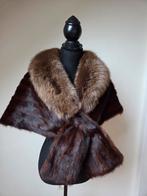 Mitsukoshi Nertsbont & Vossenbont Stola, Ophalen of Verzenden, Zo goed als nieuw, Maat 38/40 (M), Bruin