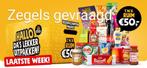boodschappen pakket zegels Jumbo gevraagd, Ophalen of Verzenden, Zegels, Bonnen of Punten