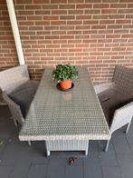 Wicker Tuintafel met 2 Stoelen, Zo goed als nieuw, Wicker, Stoel, Tuinset