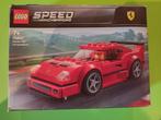 lego Speed champions Ferrari F40, Complete set, Lego, Zo goed als nieuw, Ophalen