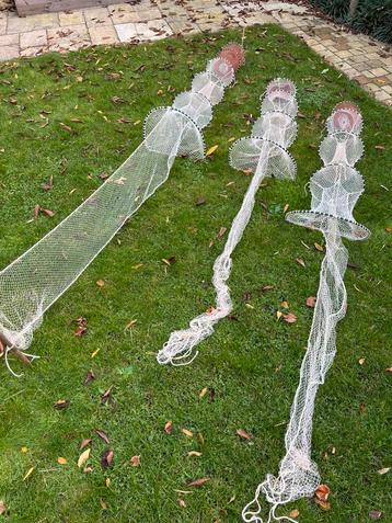 3 mooie fuiken met PE eindkub beschikbaar voor biedingen