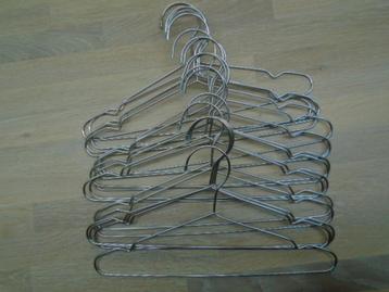 20x stevige metalen kledinghanger, kleding hanger kind, 32cm beschikbaar voor biedingen