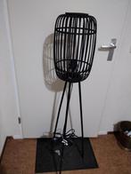 Stijlvolle zwarte staande lamp, Ophalen, 100 tot 150 cm, Zo goed als nieuw, Modern