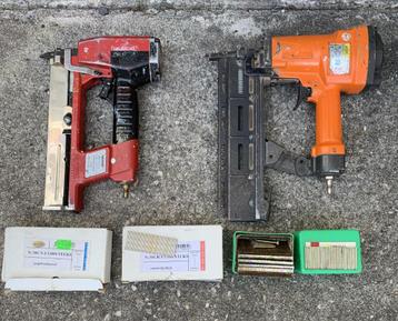 2 schiethamers - 1 T-nagel en 1 Haubolt koploze nagels beschikbaar voor biedingen