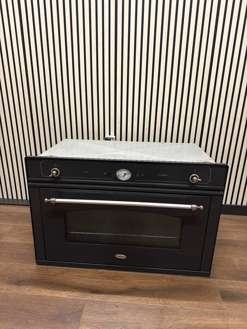 Luxe Nostalgische Boretti inbouwoven antraciet 90 cm, Witgoed en Apparatuur, Ovens, Zo goed als nieuw, 60 cm of meer, Ophalen of Verzenden