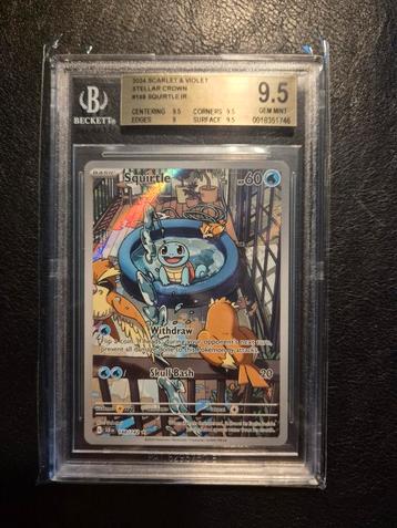 Squirtle #148 BGS Beckett 9.5 beschikbaar voor biedingen