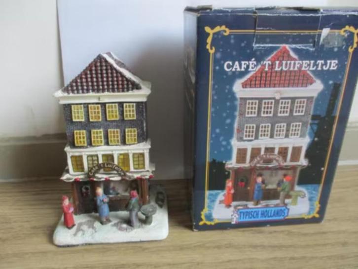 Cafe 'T Luifeltje, in doos Typisch Hollands, mooie staat, Diversen, Kerst, Zo goed als nieuw, Ophalen of Verzenden