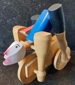 Houten Wielrenner Miroslav Trejtnar Bauhaus Stijl, Ophalen of Verzenden