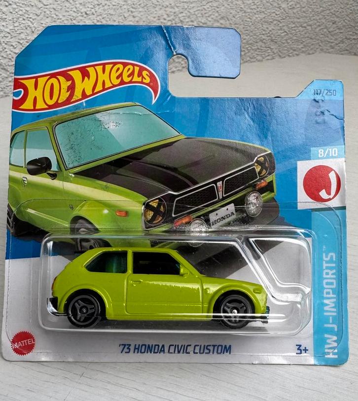 Hotwheels Honda Civic Custom, Nieuw, Kinderen en Baby's, Speelgoed | Speelgoedvoertuigen, Zo goed als nieuw, Ophalen of Verzenden