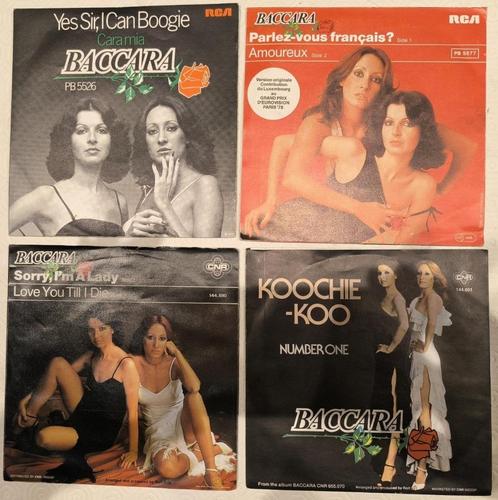 Baccara - 4 singles, Cd's en Dvd's, Vinyl Singles, Gebruikt, Single, Pop, 7 inch, Verzenden