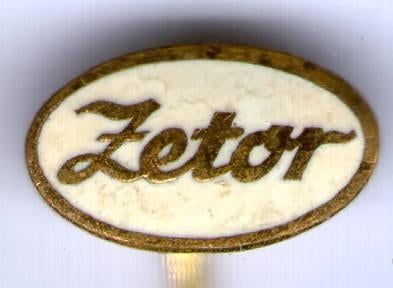 ZETOR wit email op koper tractor speldje ( E_191 ), Verzenden, Zo goed als nieuw, Transport, Speldje of Pin