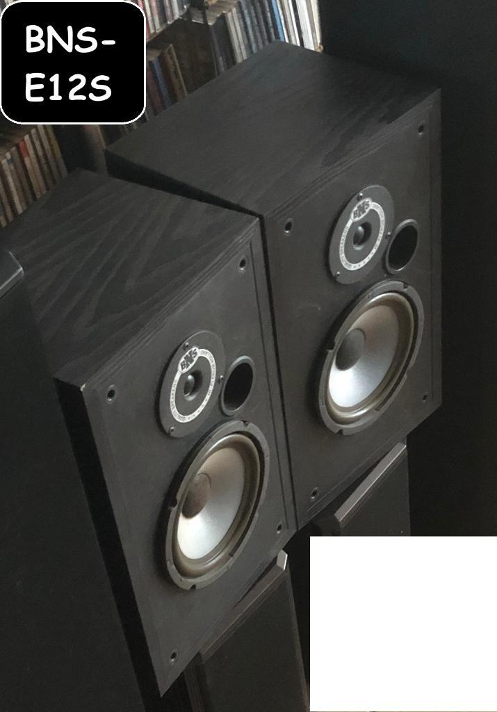 Te Koop: BNS-E12S boxen set., Audio, Tv en Foto, Luidsprekers, Gebruikt, Front, Rear of Stereo speakers, 60 tot 120 watt, Overige merken