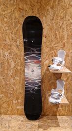 Flow Silhouette 151 snowboard + burton bindingen M, Ophalen of Verzenden, Zo goed als nieuw, Board