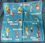 Vintage Golf Zakdoek - '60s Dessin Depose, Ophalen of Verzenden