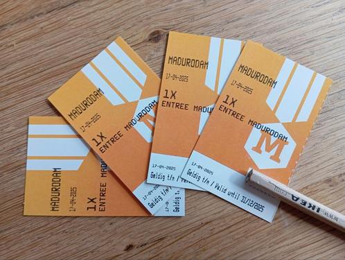 4 kaartjes Madurodam (3+1 gratis), Tickets en Kaartjes, Recreatie | Pretparken en Attractieparken