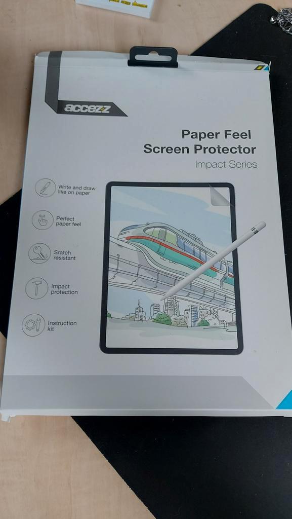 Accezz Paper Feel Screenprotector, Computers en Software, Tablet-hoezen, Nieuw, Ophalen of Verzenden