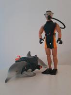 Gave Vintage Action Man met Dolfijn Marine Mission Hasbro, Ophalen of Verzenden, Zo goed als nieuw