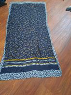 Grote Sjaal Sandwich 100x200cm donkerblauw, Sandwich, Ophalen of Verzenden, Zo goed als nieuw, Sjaal