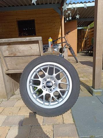BBS velgen 5x120 16inch goede winterbanden.  beschikbaar voor biedingen