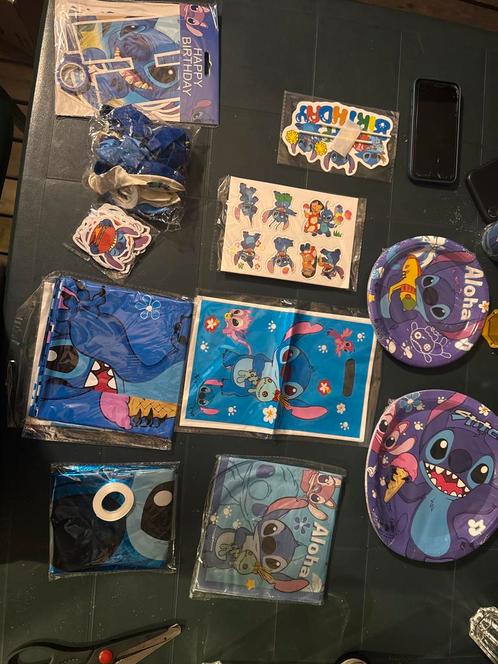Stitch Verjaardag Versiering Set (nieuw nog niet uitgepakt), Hobby en Vrije tijd, Feestartikelen, Nieuw, Versiering, Verjaardag