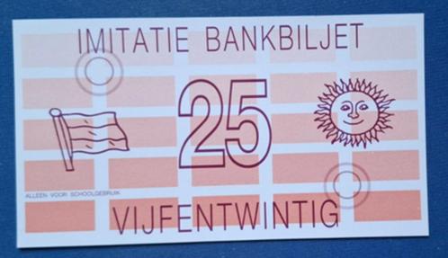 Nederland, Schoolgeld PLNL 25 Gulden 1989, Postzegels en Munten, Bankbiljetten | Nederland, Los biljet, 25 gulden, Verzenden