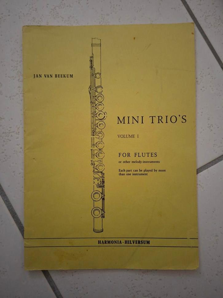 Mini Trio's Vol. 1 - Jan van Beekum, Muziek en Instrumenten, Bladmuziek, Artiest of Componist, Ophalen of Verzenden